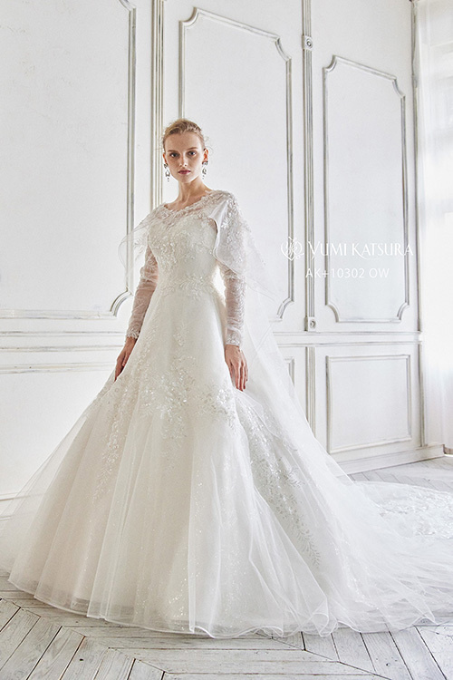 静岡市・富士市・沼津市のドレス専門店フィーノのウエディングドレス、桂由美AK-10302