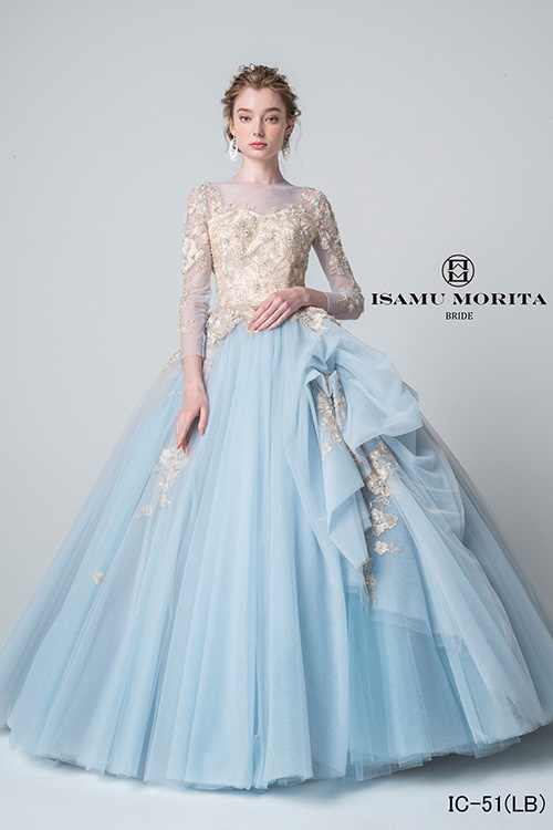 静岡市・富士市・沼津市のドレス専門店フィーノのカラードレス、イサムモリタIC-51の画像