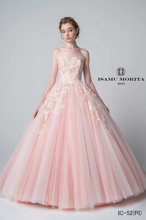 静岡市・富士市・沼津市のドレス専門店フィーノのカラードレス、イサムモリタIC-52の画像