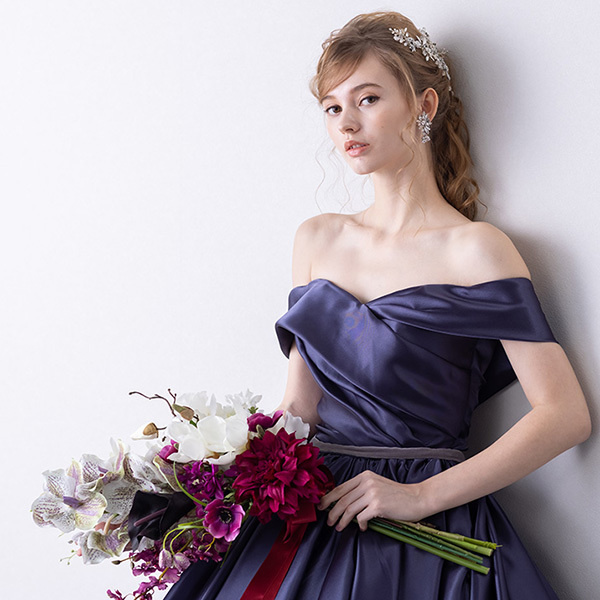 静岡市・富士市・沼津市のドレス専門店フィーノの新作ドレス入荷・イサムモリタのカラードレス