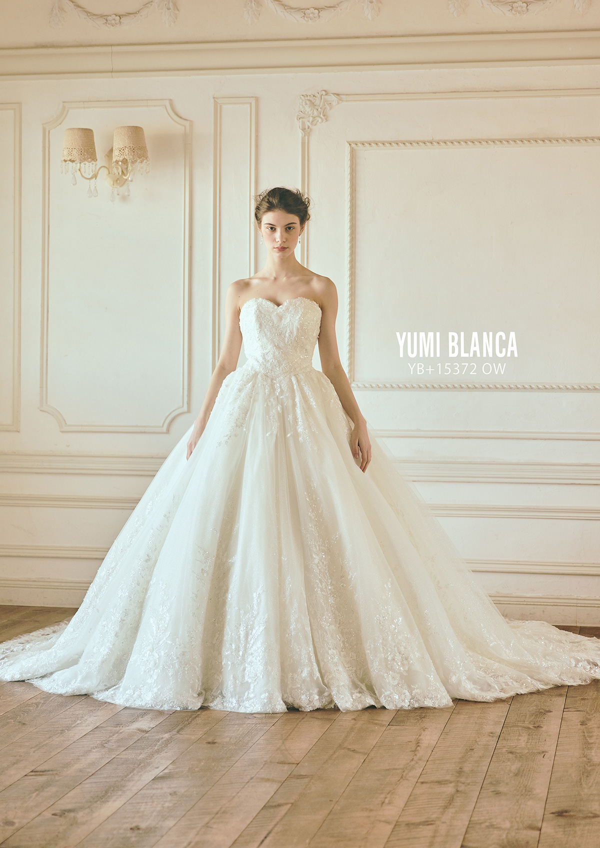 静岡市・富士市・沼津市のドレス専門店フィーノのウエディングドレス、桂由美YB-15372