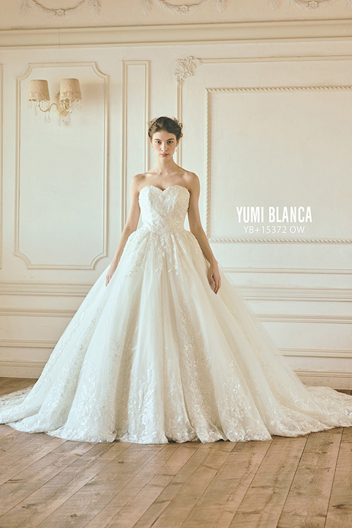 静岡市・富士市・沼津市のドレス専門店フィーノのウエディングドレス、桂由美YB-15372