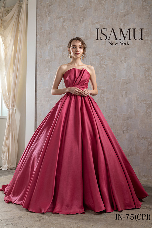静岡市・富士市・沼津市のドレス専門店フィーノのウエディングドレス(カラードレス)、イサムモリタIN-75CPI