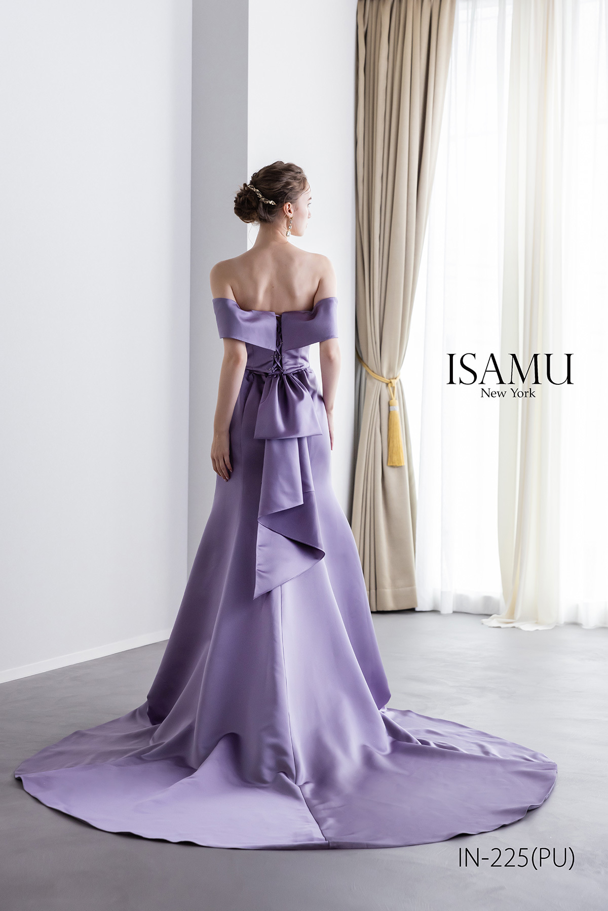 静岡市・富士市・沼津市のドレス専門店フィーノのカラードレス 、イサムモリタIN-225PU