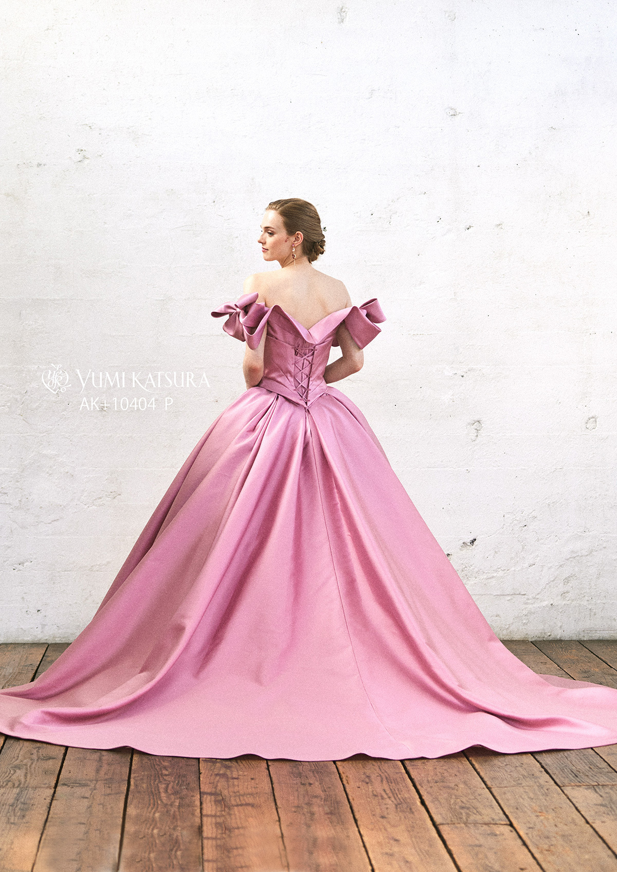 静岡市・富士市・沼津市のドレス専門店フィーノのカラードレス、桂由美AK-10404PINK