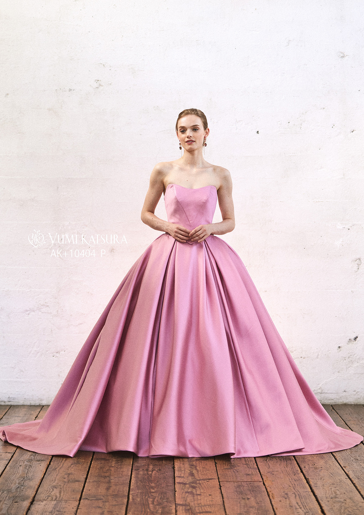 静岡市・富士市・沼津市のドレス専門店フィーノのカラードレス、桂由美AK-10404PINK