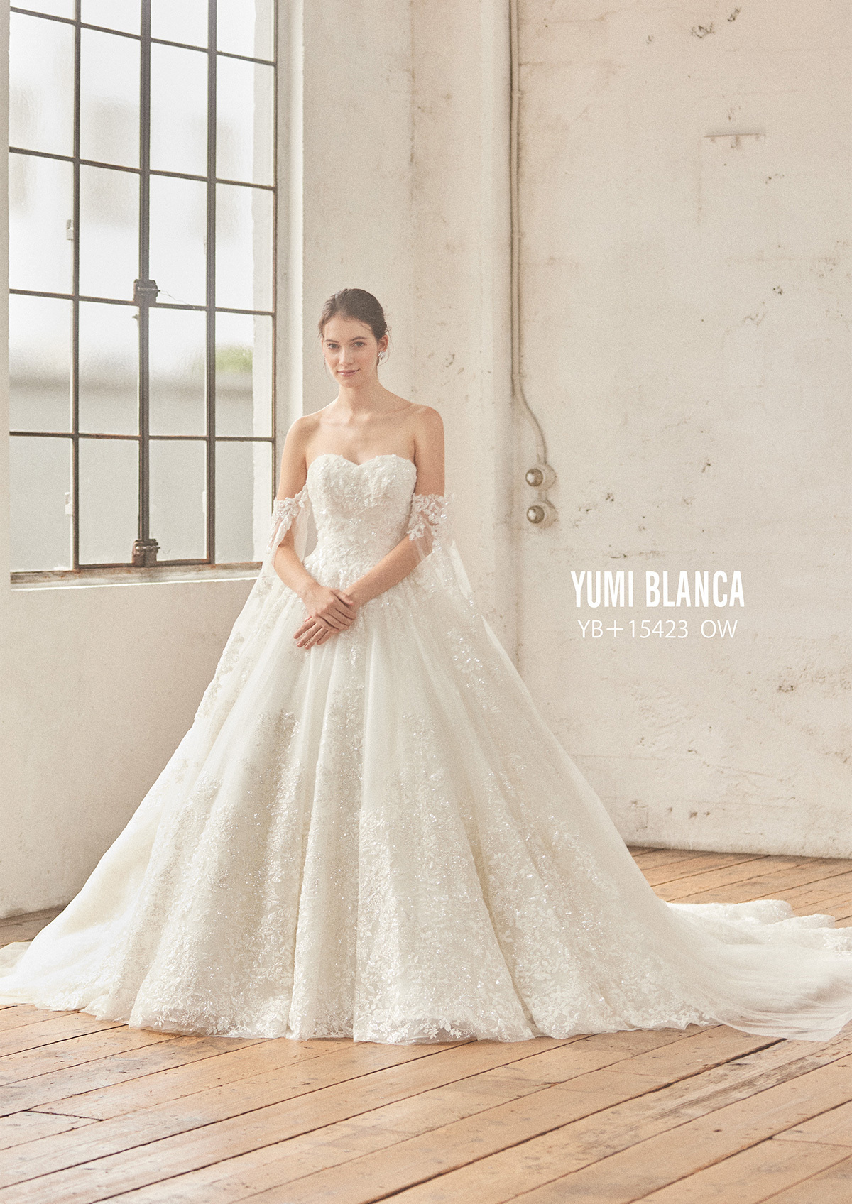 静岡市・富士市・沼津市のドレス専門店フィーノのウエディングドレス、桂由美YB-15423