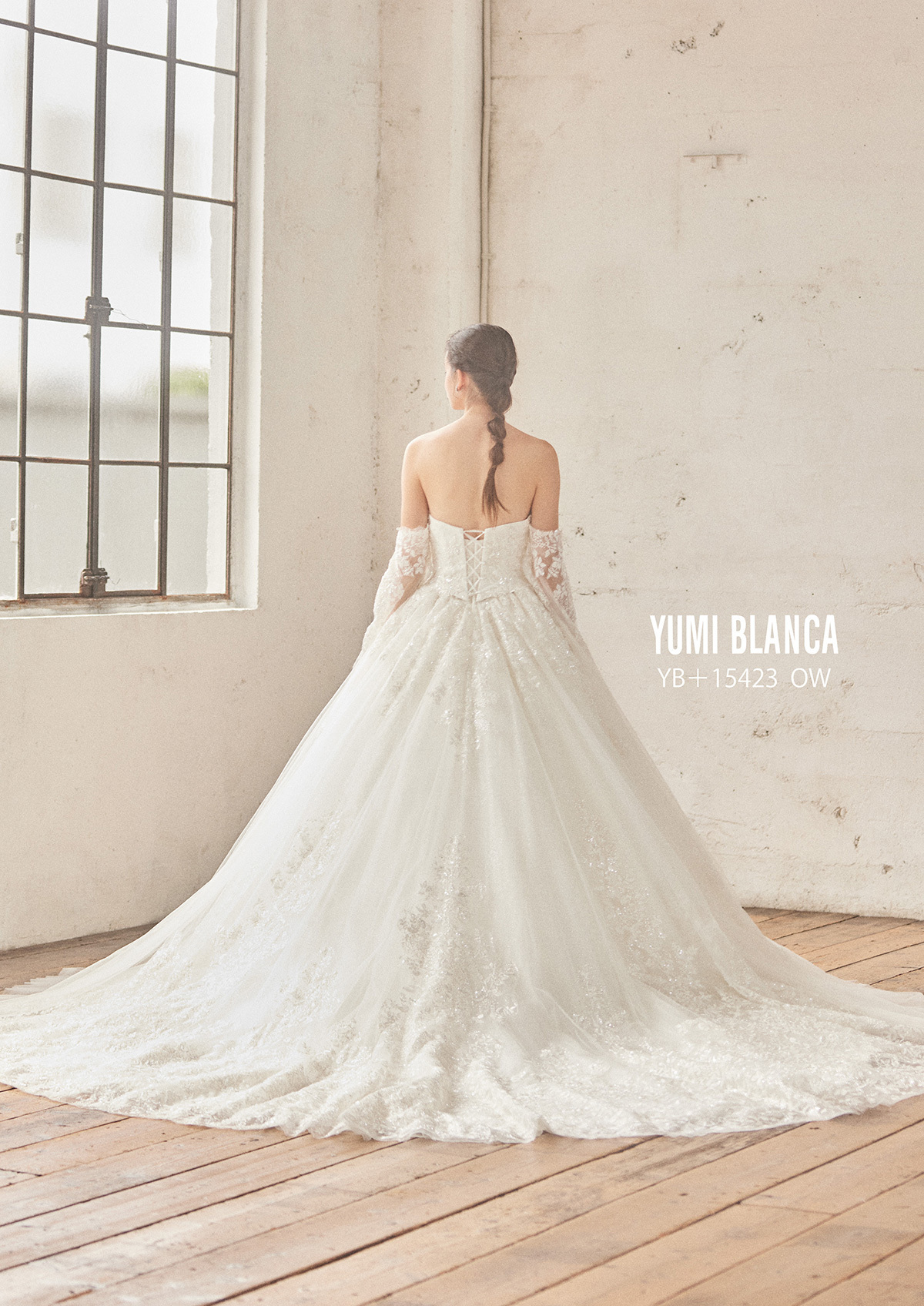 静岡市・富士市・沼津市のドレス専門店フィーノのウエディングドレス、桂由美YB-15423