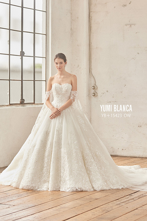 静岡市・富士市・沼津市のドレス専門店フィーノのウエディングドレス、桂由美YB-15423