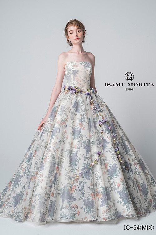 静岡市・富士市・沼津市のドレス専門店フィーノのカラードレス、イサムモリタIC-54MIX