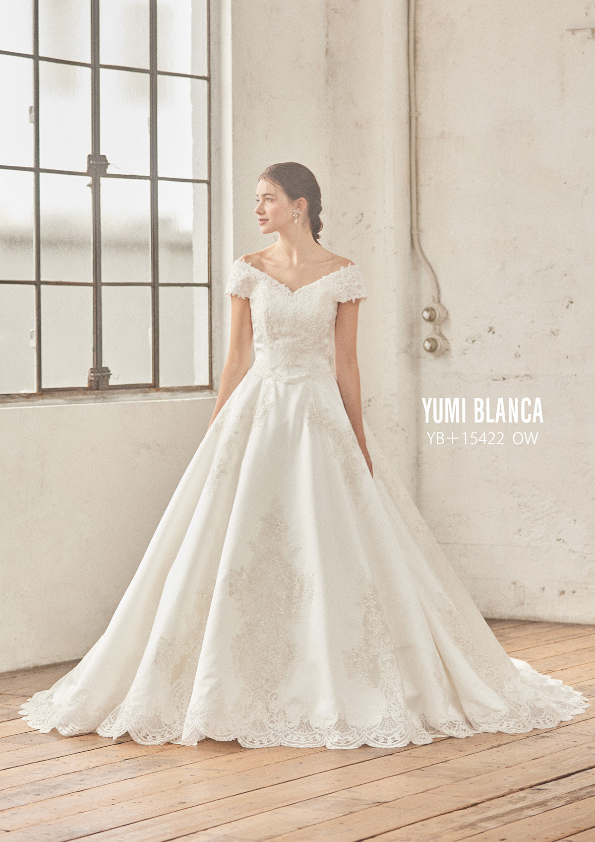 静岡市・富士市・沼津市のドレス専門店フィーノのウエディングドレス、桂由美YB-15422