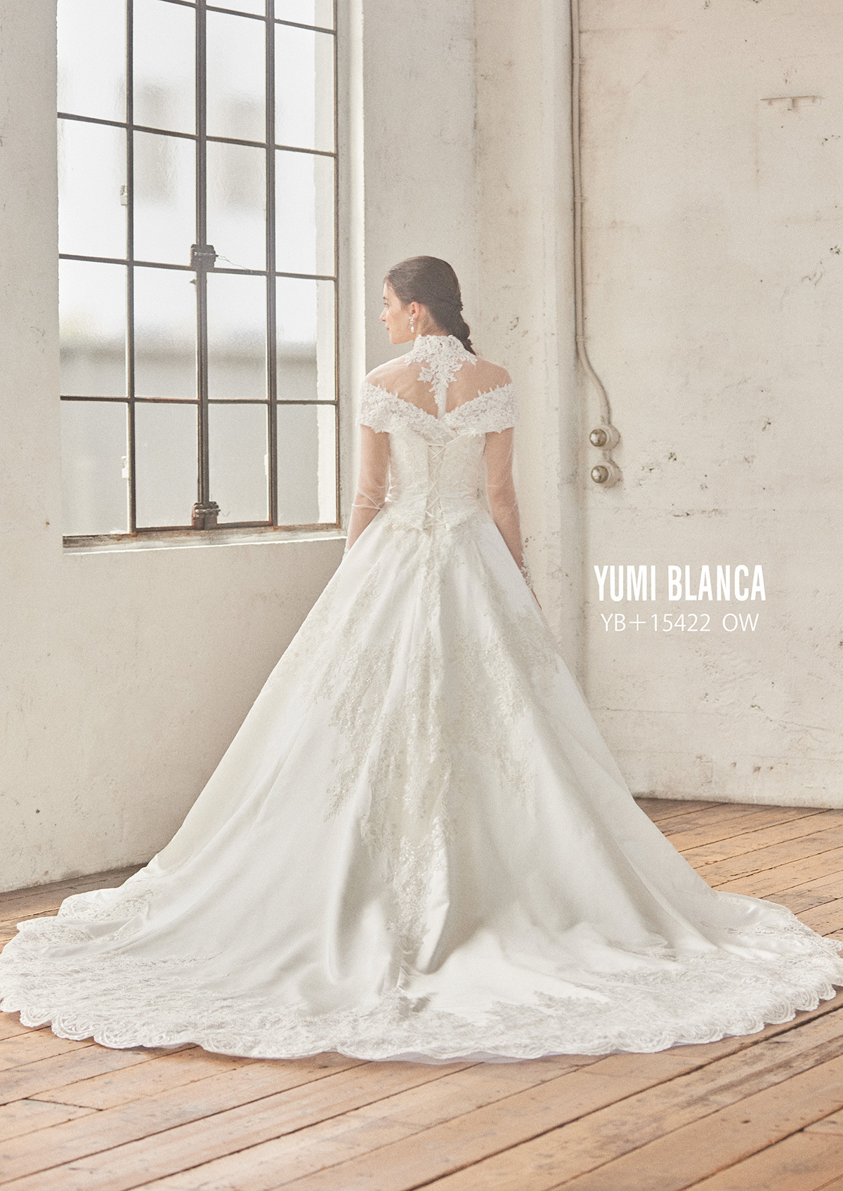 静岡市・富士市・沼津市のドレス専門店フィーノのウエディングドレス、桂由美YB-15422