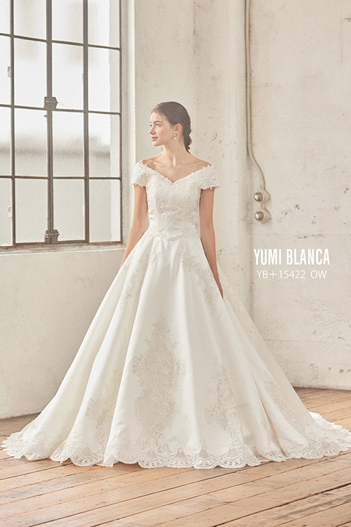 静岡市・富士市・沼津市のドレス専門店フィーノのウエディングドレス、桂由美YB-15422