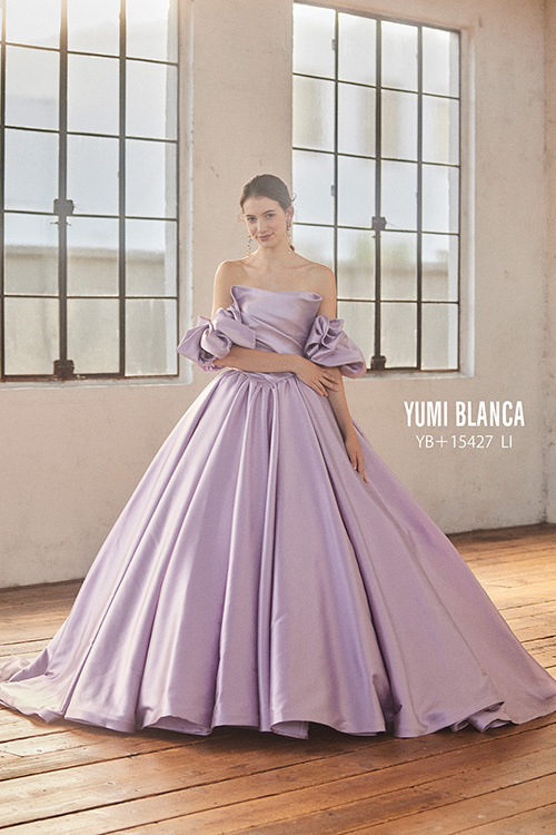 静岡市・富士市・沼津市のドレス専門店フィーノのウエディングドレス、桂由美のカラードレスYB-15427