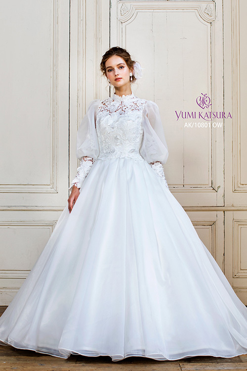 静岡市・富士市・沼津市のドレス専門店フィーノのウエディングドレス、桂由美AK-10801の画像