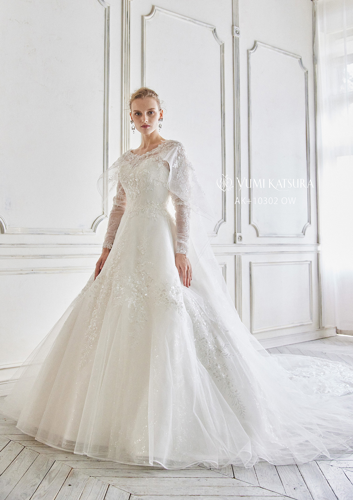 静岡市・富士市・沼津市のドレス専門店フィーノのウエディングドレス、YUMI KATSURAのAK-10302