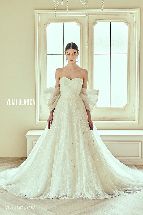 静岡市・富士市・沼津市のドレス専門店フィーノのウエディングドレス、桂由美YB-15474