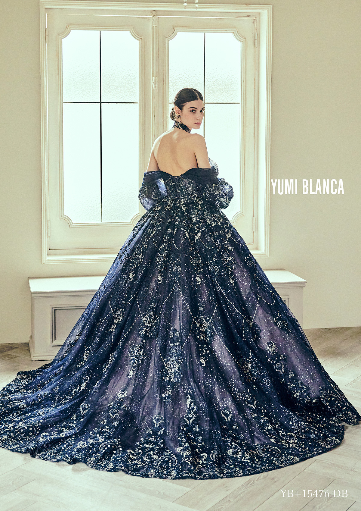 静岡市・富士市・沼津市のドレス専門店フィーノのカラードレス、桂由美YB-15476DB