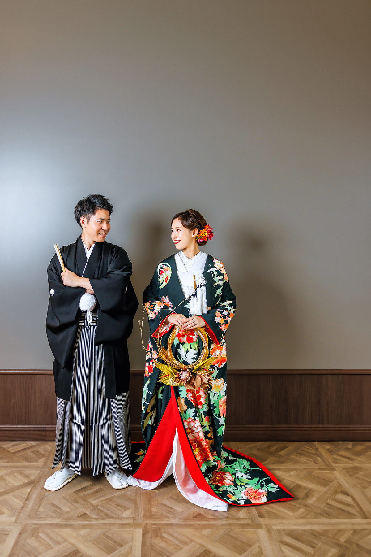 富士市のドレス専門店フィーノ富士店の９月のフィーノ富士店フェア和装体験会・和装イメージ新郎新婦