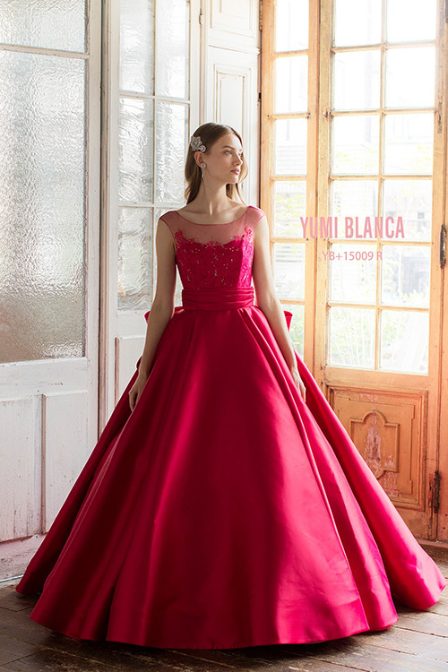 静岡市・富士市・沼津市のドレス専門店フィーノのカラードレス、桂由美YB-15009RE