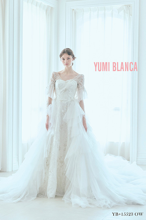 静岡市・富士市・沼津市のドレス専門店フィーノのウエディングドレス、桂由美YB-15523