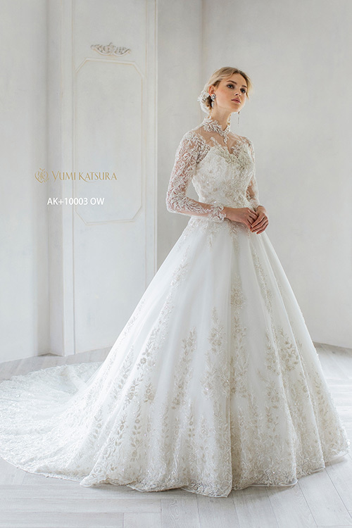 静岡市・富士市・沼津市のドレス専門店フィーノのウエディングドレス、桂由美AK-10003
