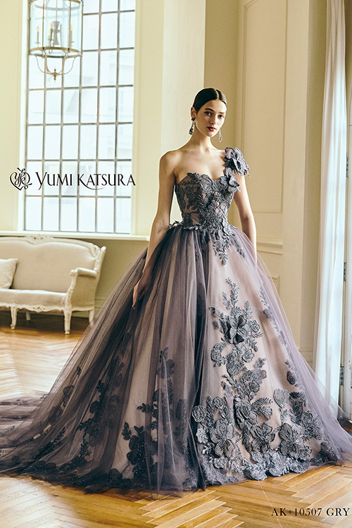 静岡市・富士市・沼津市のドレス専門店フィーノのウエディングドレス、桂由美のカラードレスAK-10507