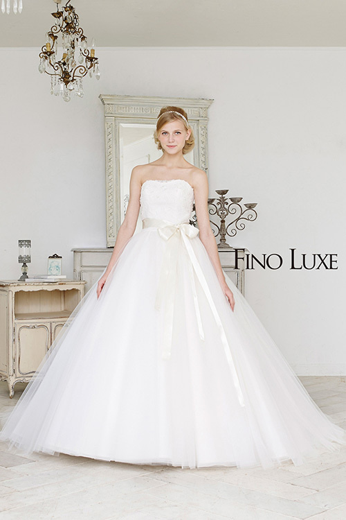 静岡市・富士市・沼津市のドレス専門店フィーノのウエディングドレス、フィーノリュクスFL-32の画像