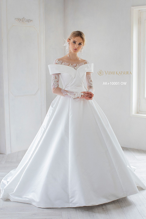 静岡市・富士市・沼津市のドレス専門店フィーノのウエディングドレス、桂由美AK-10001