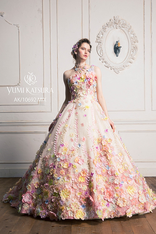 静岡市・富士市・沼津市のドレス専門店フィーノのカラードレス、桂由美AK-10692の画像