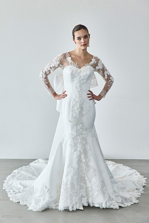 静岡市・富士市・沼津市のドレス専門店フィーノのウエディングドレス、桂由美AK-10552