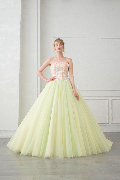 静岡市・富士市・沼津市のドレス専門店フィーノのカラードレス、イサムモリタIC-70の画像