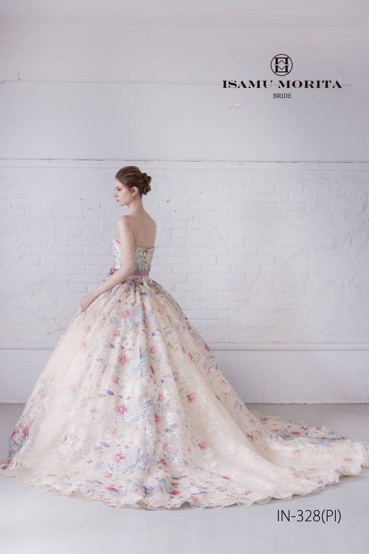静岡市・富士市・沼津市のドレス専門店フィーノのカラードレス、イサムモリタIN-328