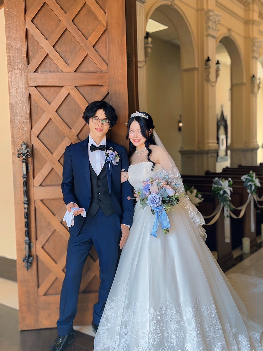 静岡市・富士市・沼津市のドレス専門店フィーノのエスプリ・ド・ナチュールの新郎新婦の卒花ボイス221