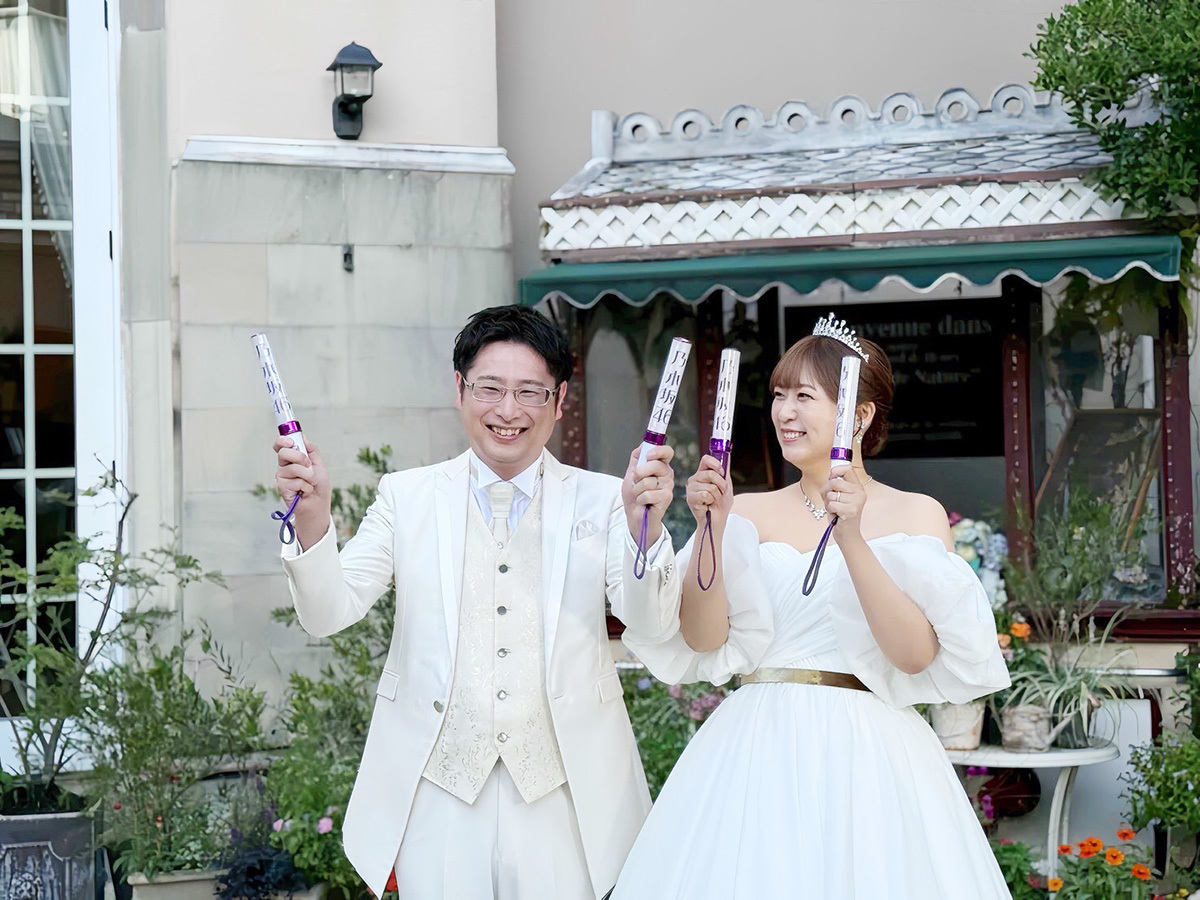 静岡市・富士市・沼津市のドレス専門店フィーノのエスプリ・ド・ナチュールの新郎新婦の卒花ボイス224