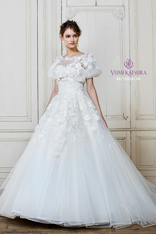 静岡市・富士市・沼津市のドレス専門店フィーノのウエディングドレス、桂由美AK-10804の画像