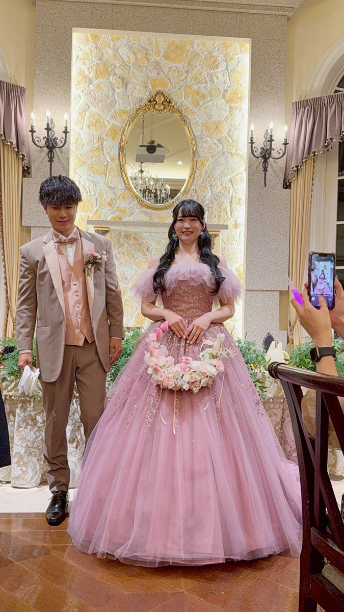 静岡市・富士市・沼津市のドレス専門店フィーノのエスプリ・ド・ナチュールの新郎新婦の卒花ボイス228