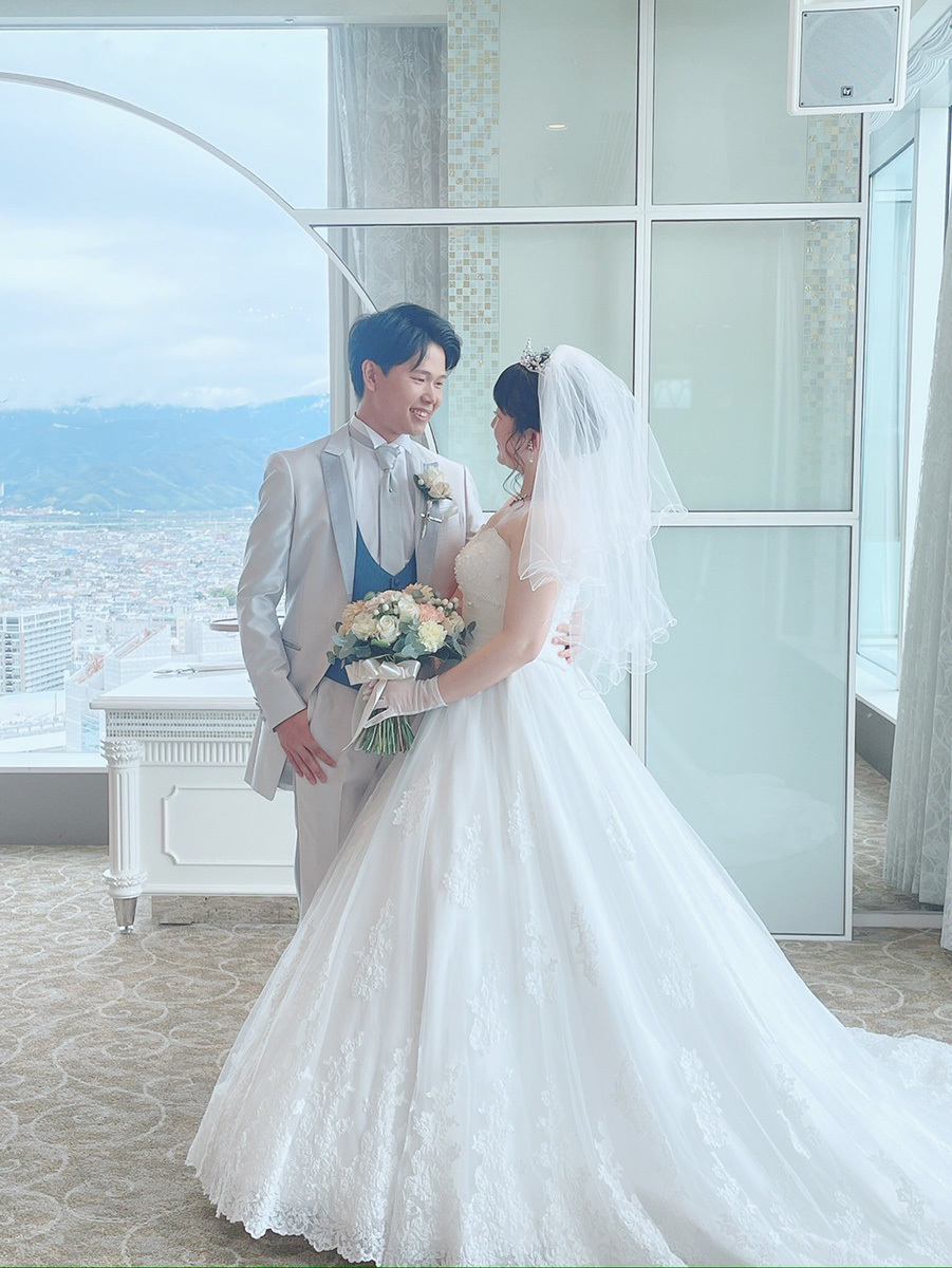 静岡市・富士市・沼津市のドレス専門店フィーノのグランディエールの新郎新婦の卒花ボイス229