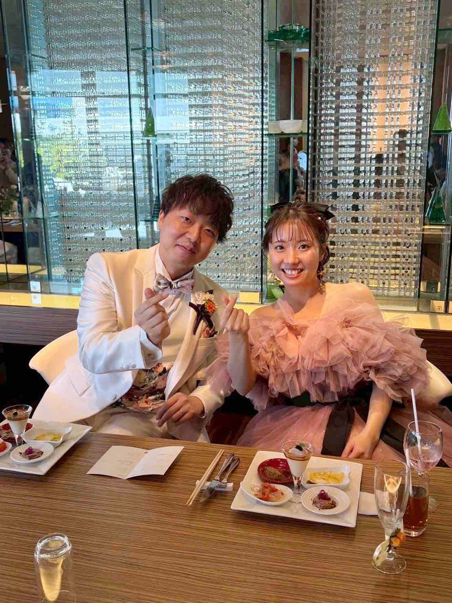 静岡市・富士市・沼津市のドレス専門店フィーノのザ・モーリスの新郎新婦の卒花ボイス232