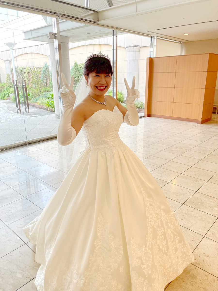 静岡市・富士市・沼津市のドレス専門店フィーノのホテルグランヒルズ静岡の新郎新婦の卒花ボイス233