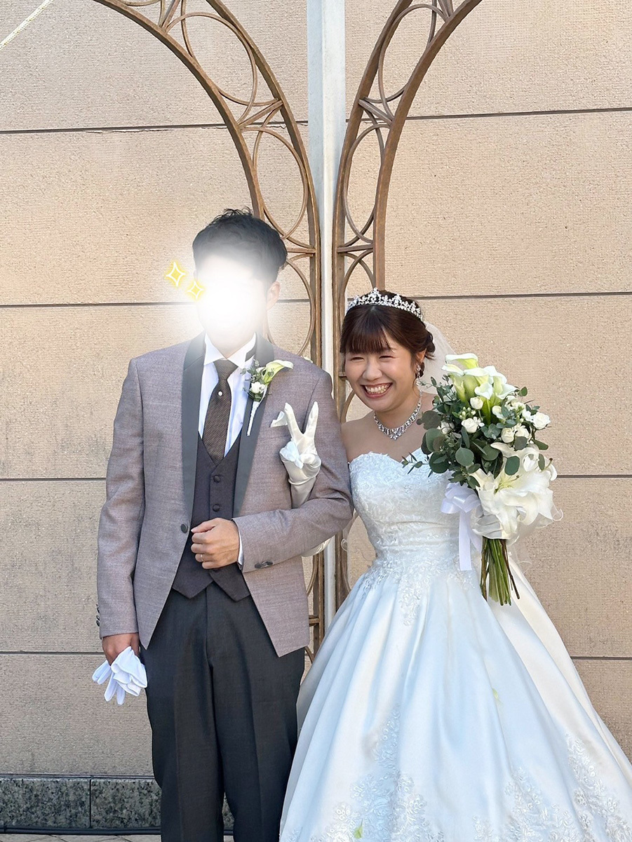 静岡市・富士市・沼津市のドレス専門店フィーノのホテルグランヒルズ静岡の新郎新婦の卒花ボイス233