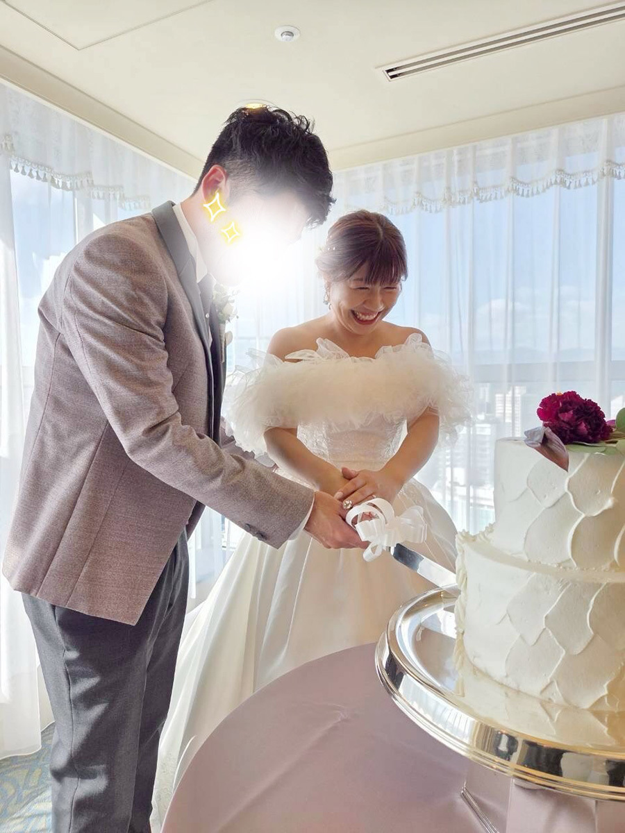 静岡市・富士市・沼津市のドレス専門店フィーノのホテルグランヒルズ静岡の新郎新婦の卒花ボイス233