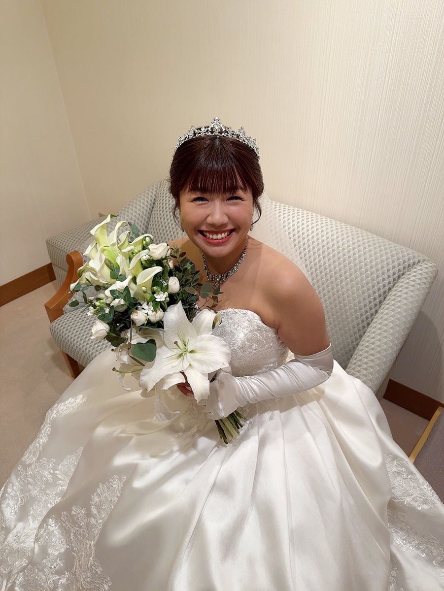 静岡市・富士市・沼津市のドレス専門店フィーノのホテルグランヒルズ静岡の新郎新婦の卒花ボイス233