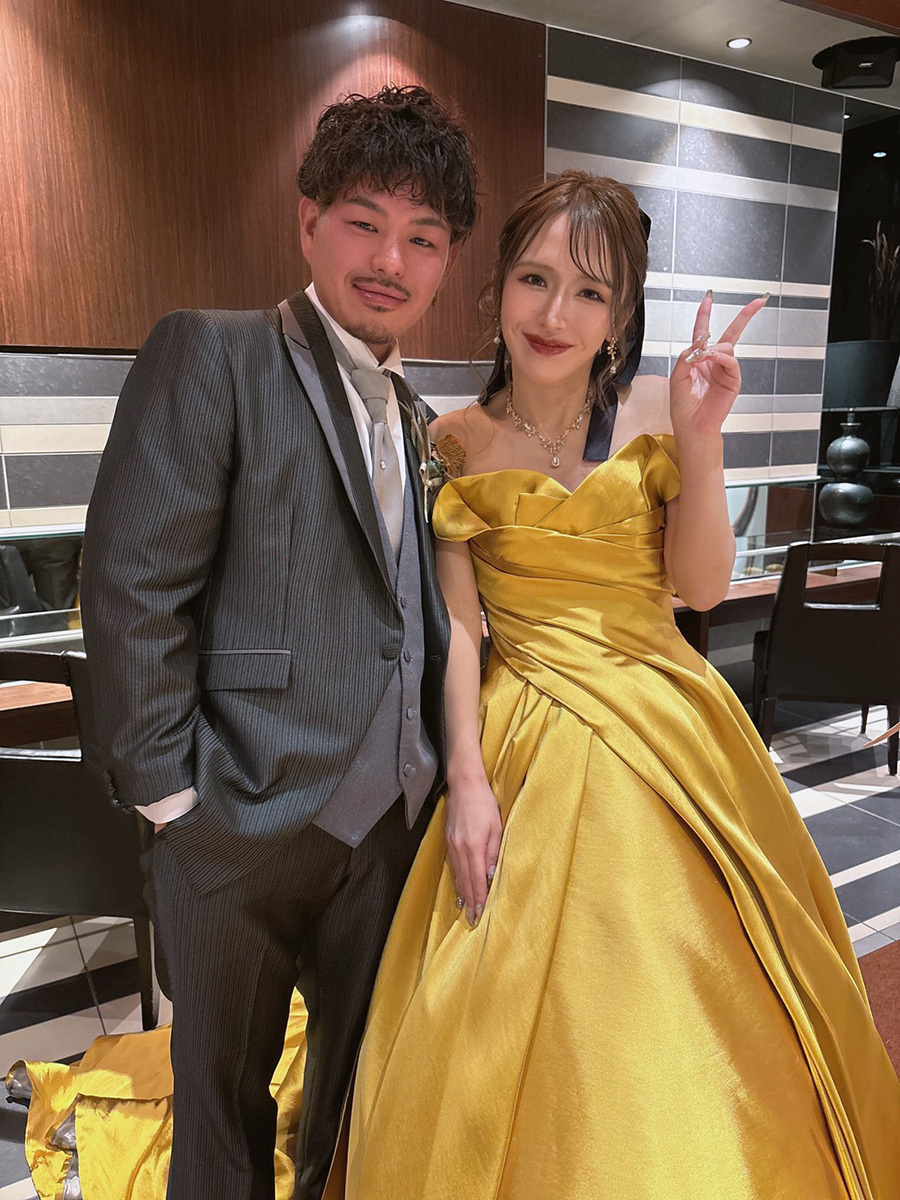 静岡市・富士市・沼津市のドレス専門店フィーノのザ・モーリスの新郎新婦の卒花ボイス234