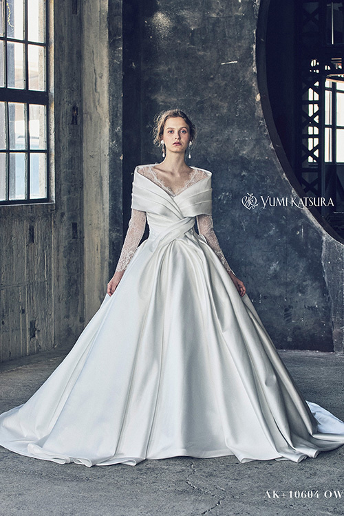 静岡市・富士市・沼津市のドレス専門店フィーノのウエディングドレス、桂由美AK-10604