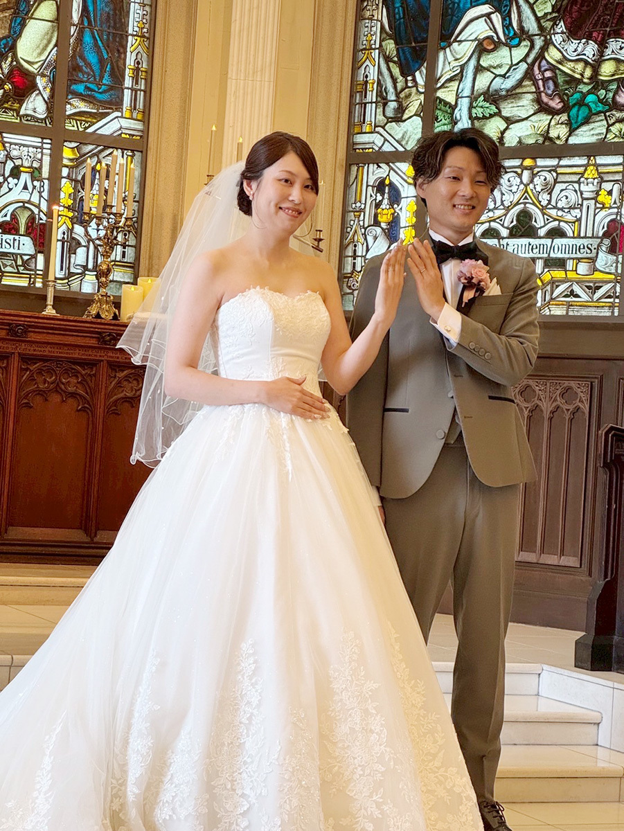 静岡市・富士市・沼津市のドレス専門店フィーノのエスプリ・ド・ナチュールの新郎新婦の卒花ボイス237