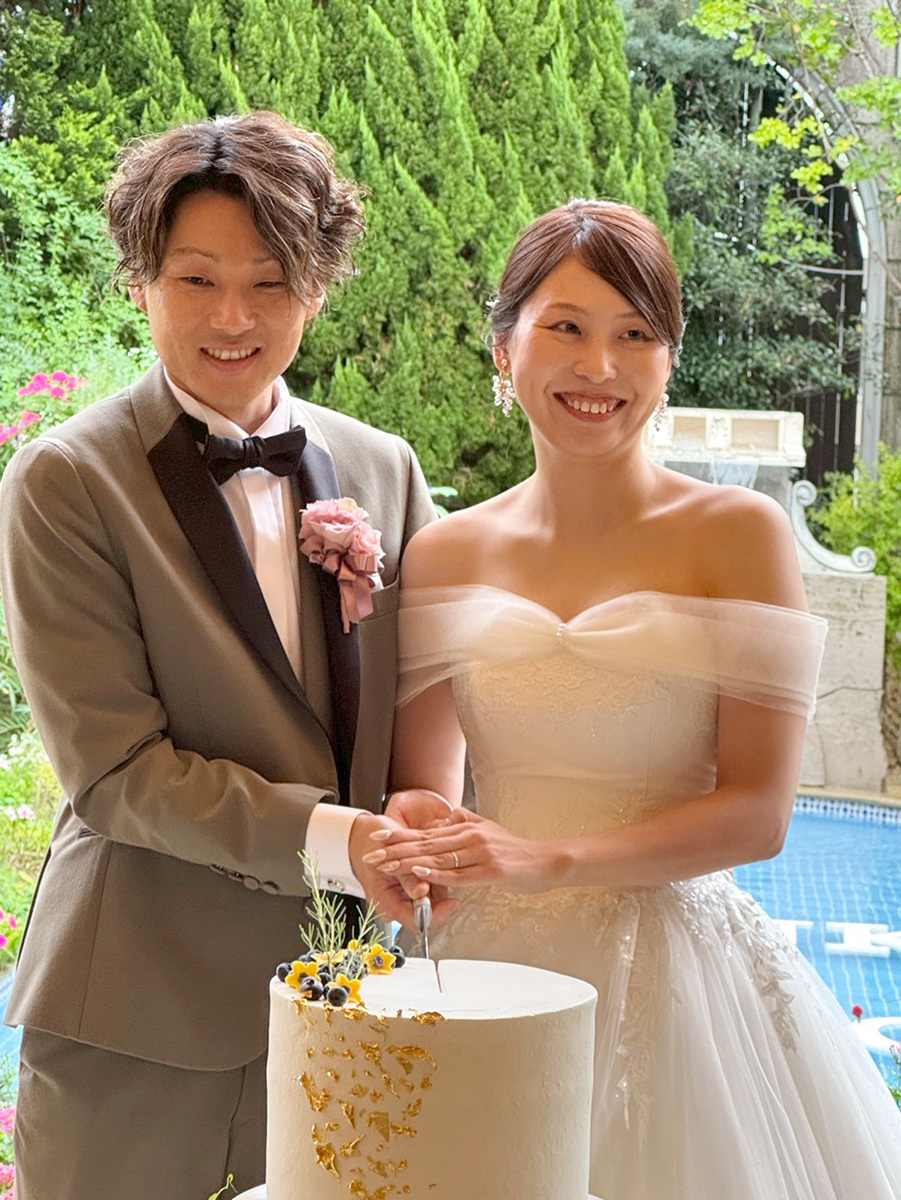 静岡市・富士市・沼津市のドレス専門店フィーノのエスプリ・ド・ナチュールの新郎新婦の卒花ボイス237