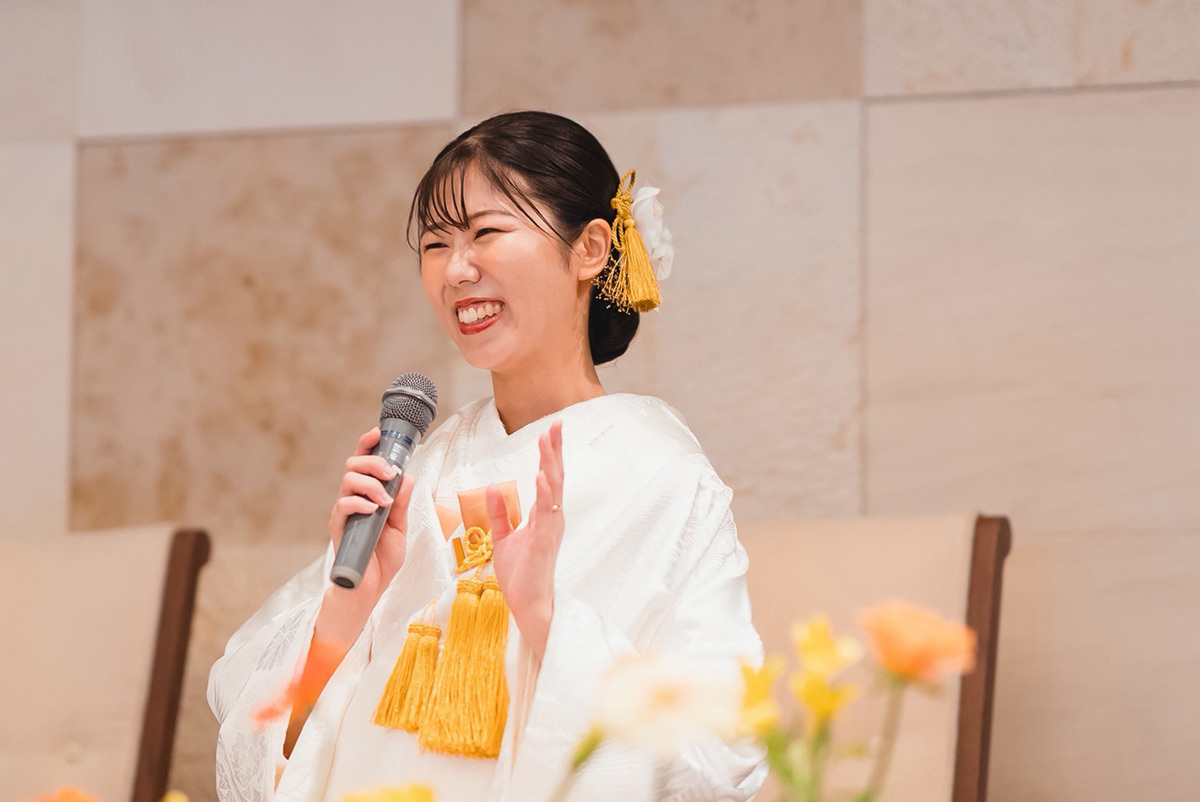 静岡市・富士市・沼津市のドレス専門店フィーノのホテルアソシア静岡の新郎新婦の卒花ボイス243