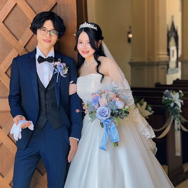 静岡市・富士市・沼津市のドレス専門店フィーノのエスプリ・ド・ナチュールの新郎新婦の卒花ボイス221