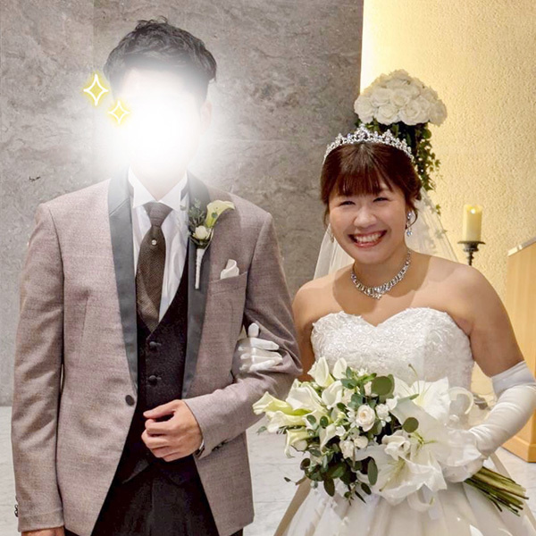 静岡市・富士市・沼津市のドレス専門店フィーノのホテルグランヒルズ静岡の新郎新婦の卒花ボイス233